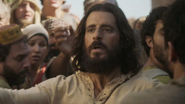 Jesus Teaching Jonathan Roumie Jonathan Roumie, Russell Brand Talk 'Impossible' Role of Jesus