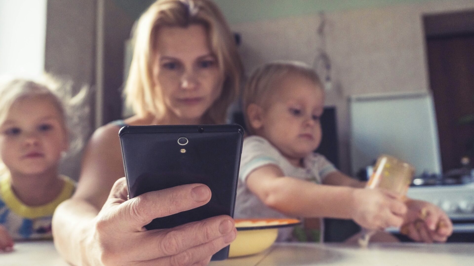 Putting the phone away can ease your child’s anxiety