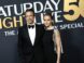 Seth Meyers and Alexi Ashe