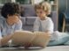 homeschool, child, parent, reading, book