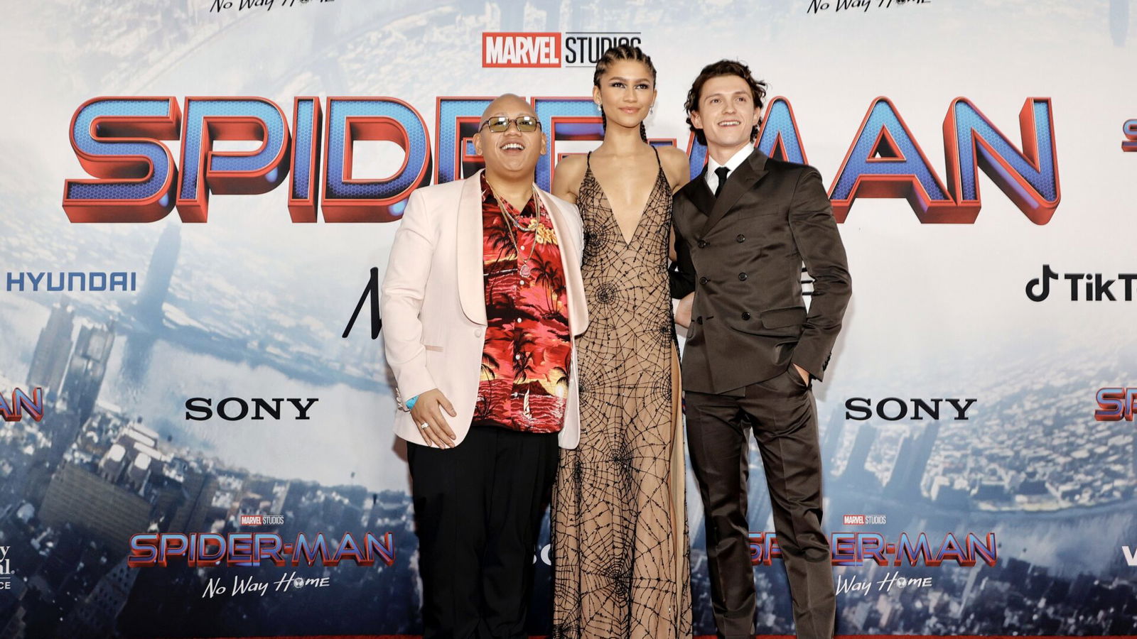 Jacob Batalon, Zendaya, and Tom Holland-Getty Images-1358892942 Jacob Batalon, Zendaya, and Tom Holland