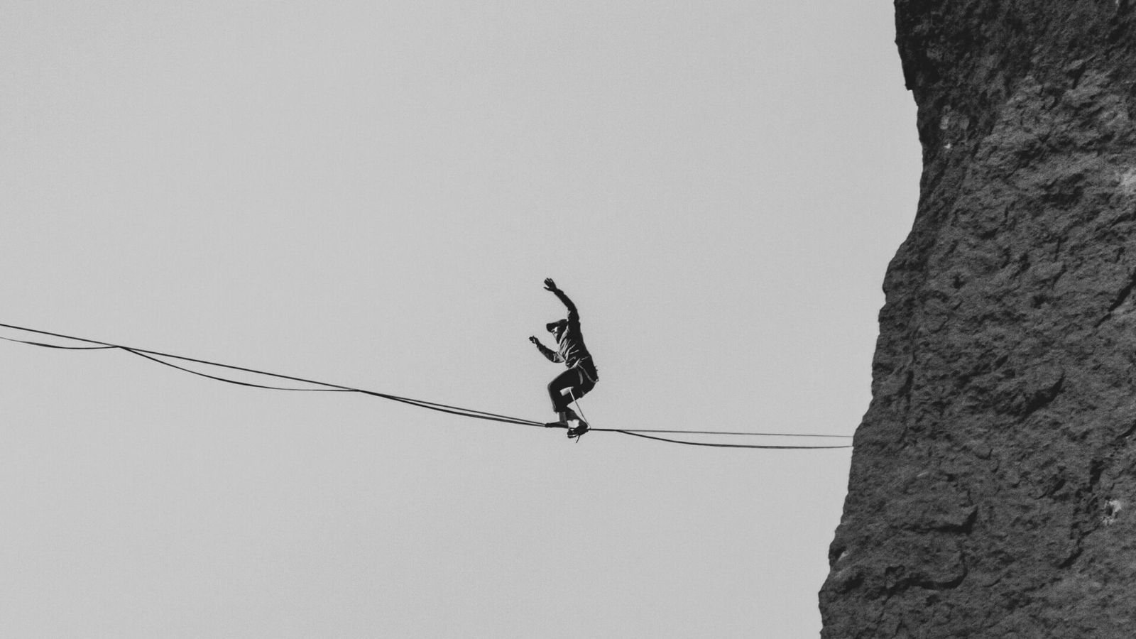 tightrope, stunt