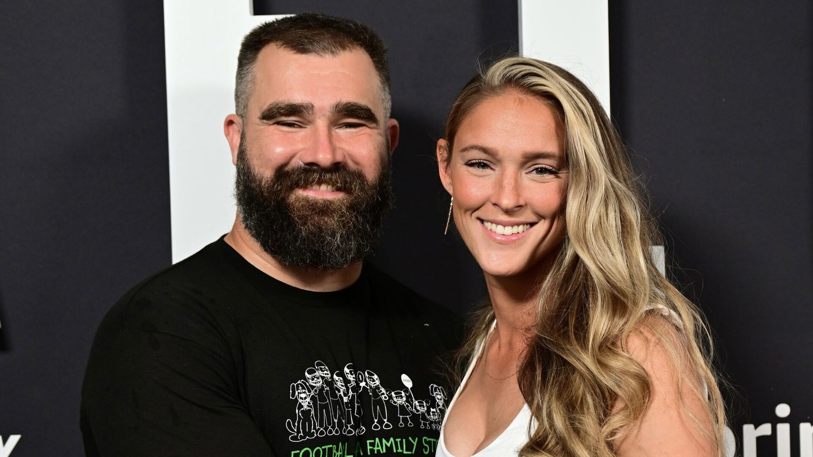 Jason Kelce and Kylie Kelce