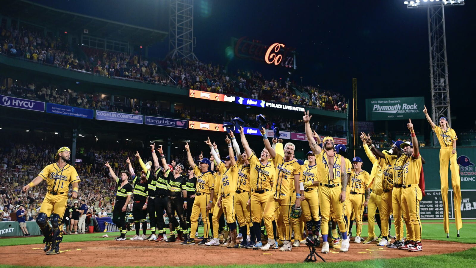 Savannah Bananas v The Firefighters-Getty Images-2223742651 Savannah Bananas v The Firefighters