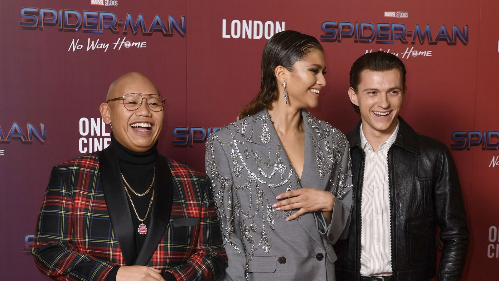 Jacob Batalon, Zendaya and Tom Holland