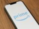 a phone with the amazon prime logo on it