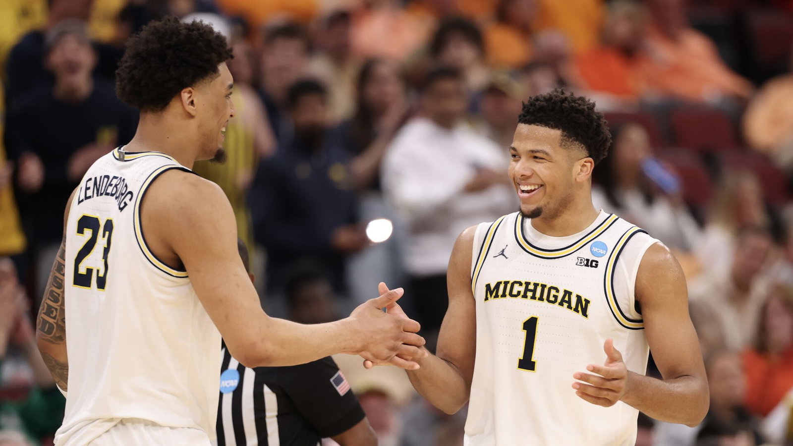 Trey McKenney and Yaxel Lendeborg-Getty Images-2269381861 Trey McKenney and Yaxel Lendeborg